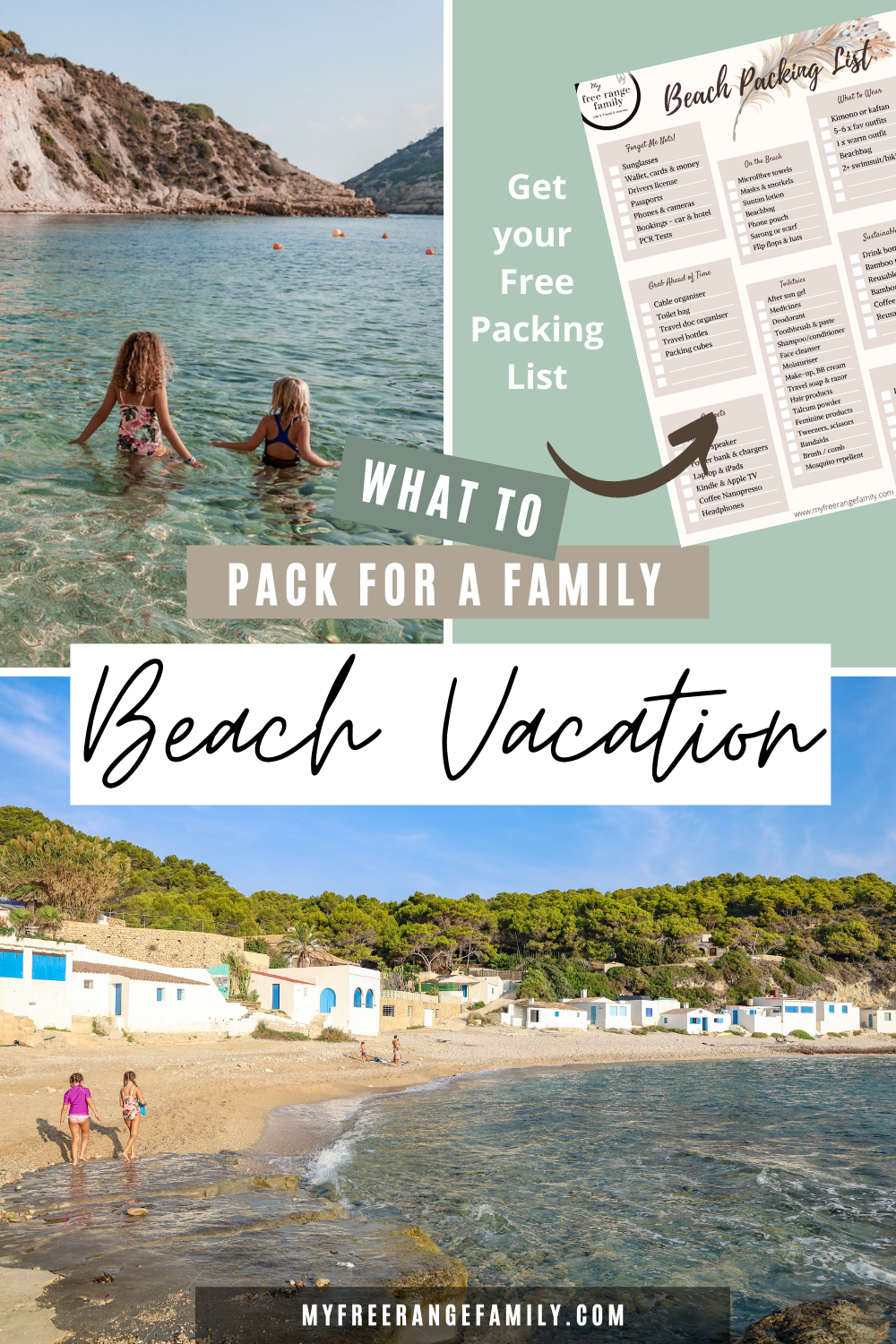 What to Pack on a Family Beach Vacation + Printable Packing List